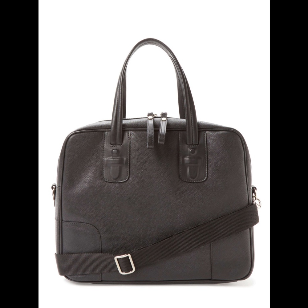 Neil Barrett Garrison Briefcase/Messenger Bag -NWT